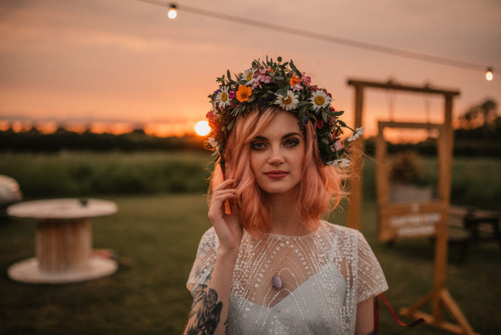 Boho Festival Wedding Inspiration With Colour Splash Rainbow Styling 