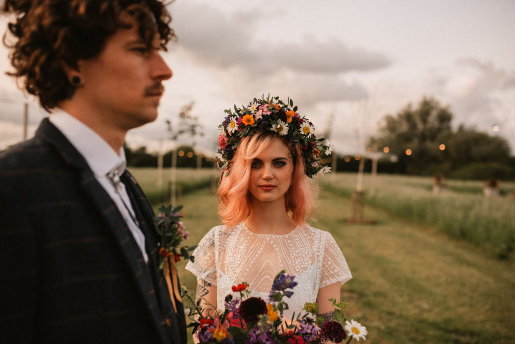 Boho Festival Wedding Inspiration With Colour Splash Rainbow Styling 