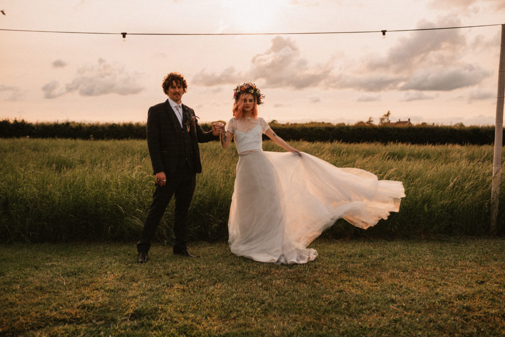 Boho Festival Wedding Inspiration With Colour Splash Rainbow Styling 