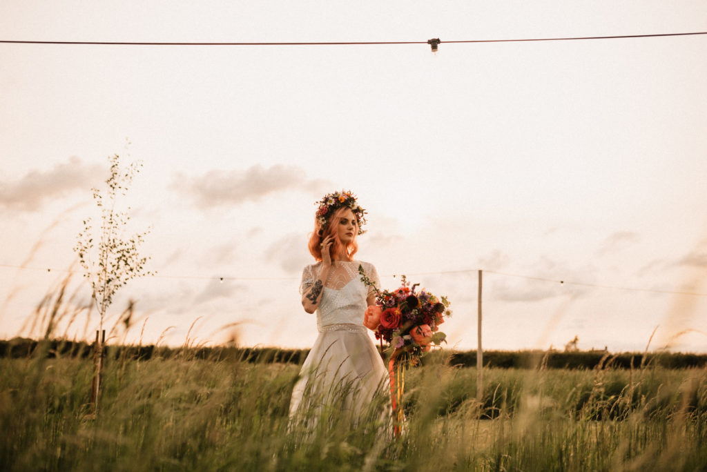 Boho Festival Wedding Inspiration With Colour Splash Rainbow Styling 