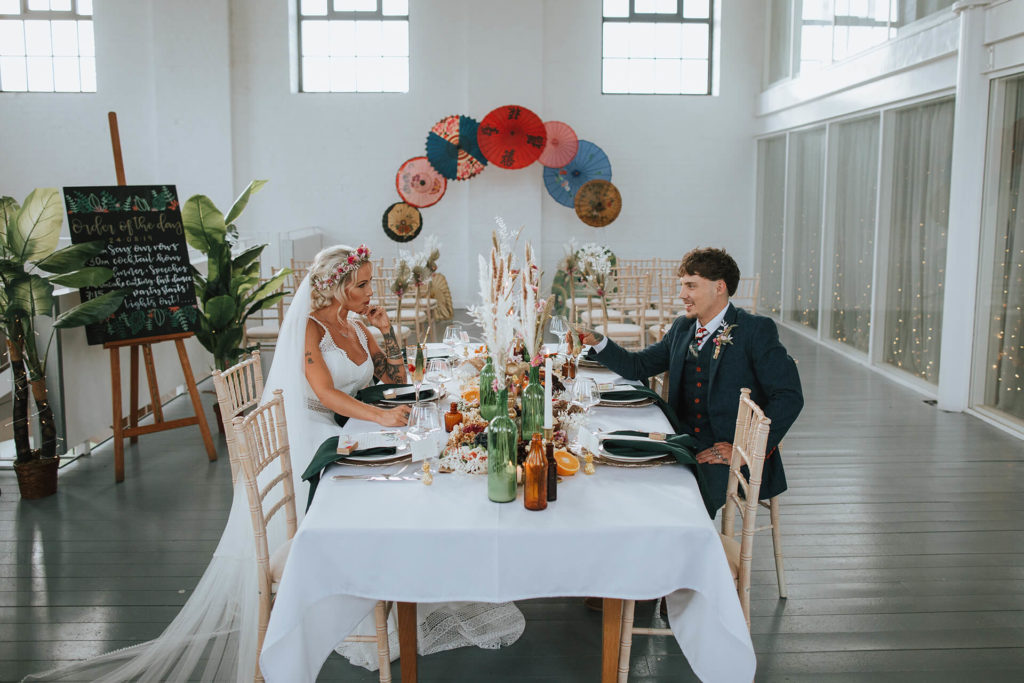 Tropical Festival Wedding at The Winding House Dover