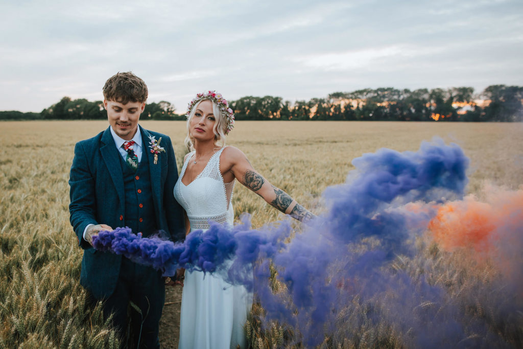 Tropical Festival Wedding at The Winding House Dover