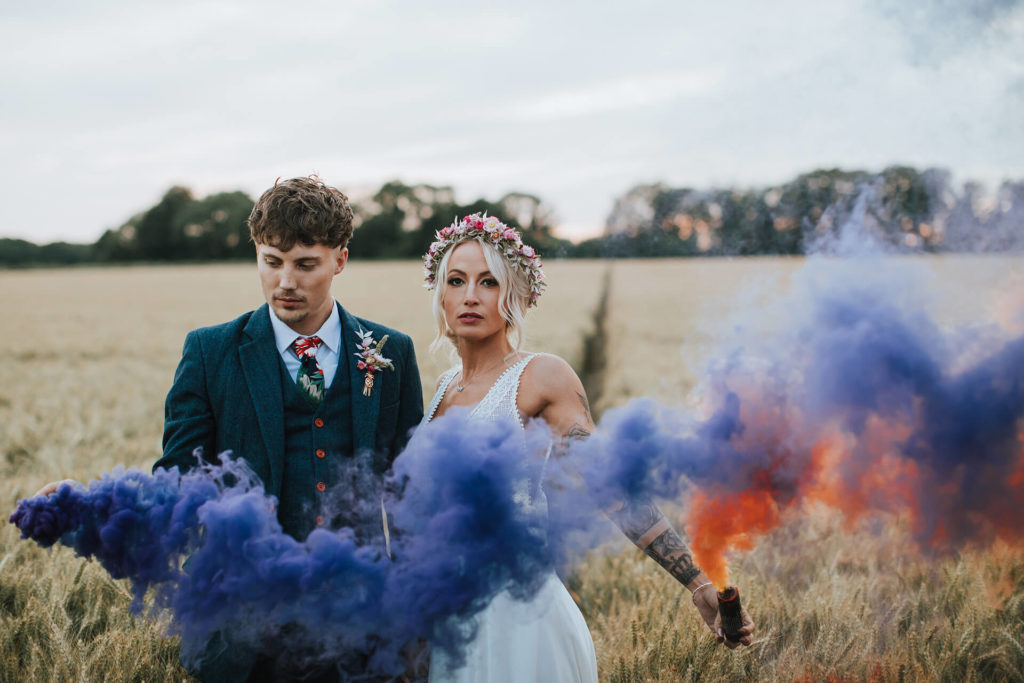 Tropical Festival Wedding at The Winding House Dover