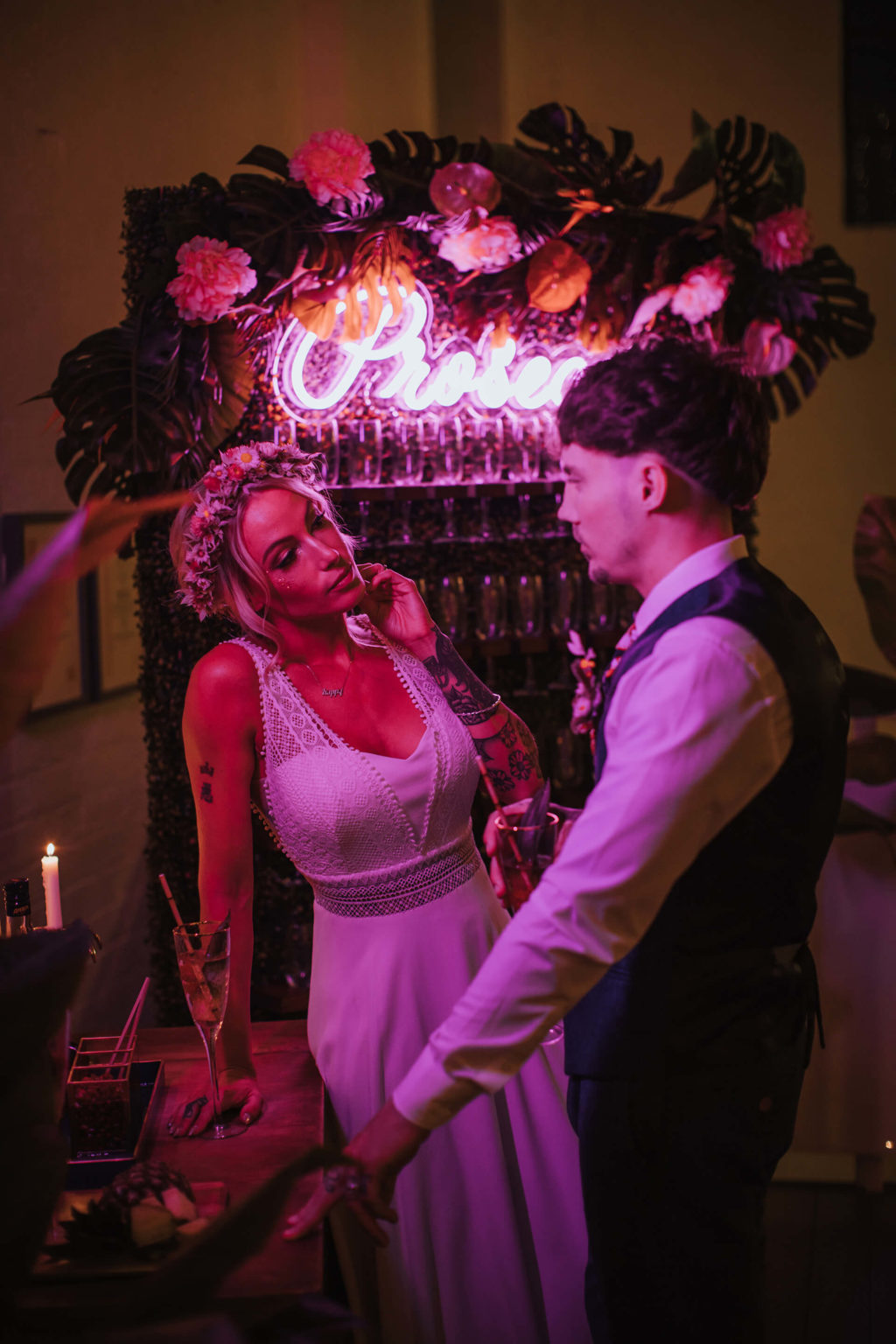 Tropical Festival Wedding at The Winding House Dover