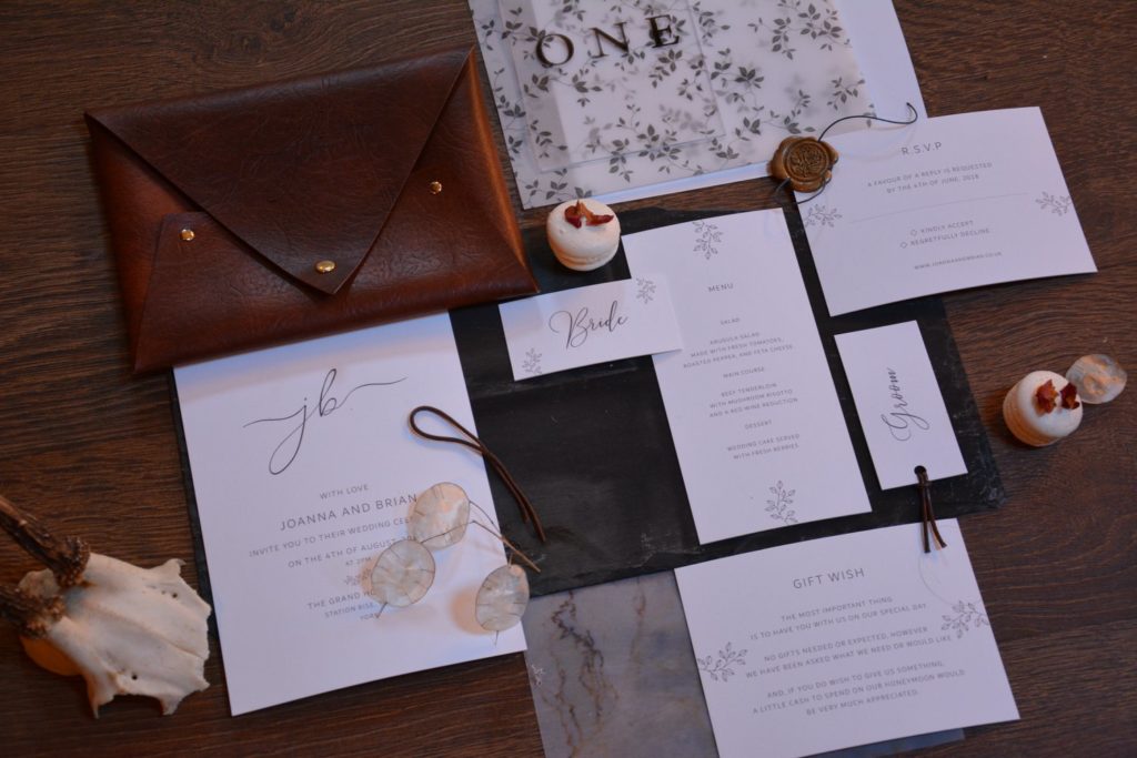 Industrial Luxe Wedding at Deighton Lodge With Simple Chic Style