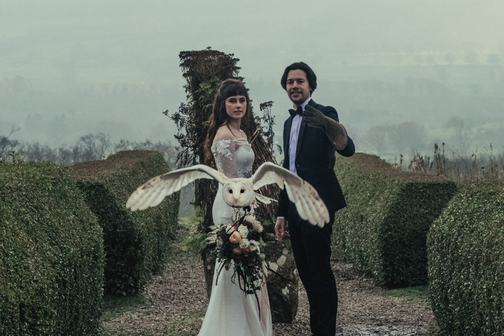 Luxury Labyrinth Halloween Wedding at Bolton Castle