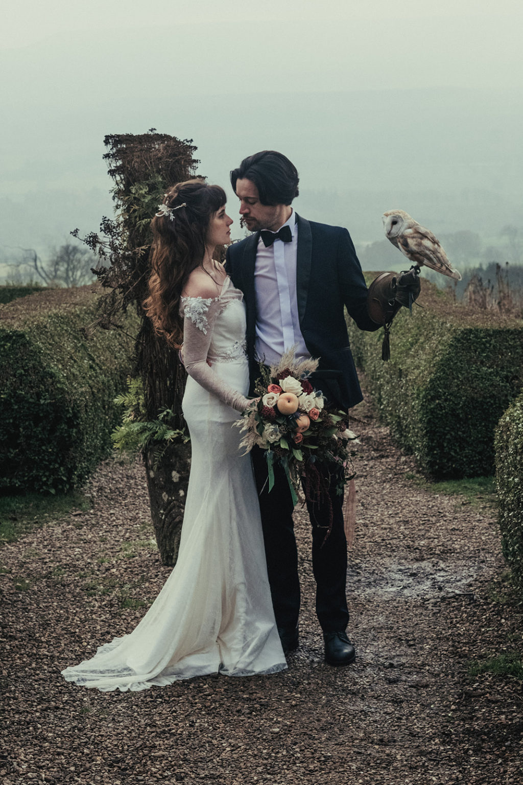 Luxury Labyrinth Halloween Wedding at Bolton Castle