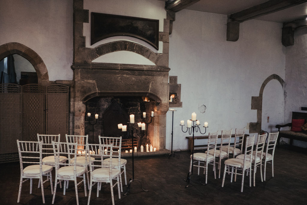 Luxury Labyrinth Halloween Wedding at Bolton Castle