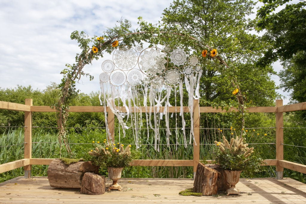 Not Just a White Wedding; Eco-Friendly Wedding With Bright Wild Florals