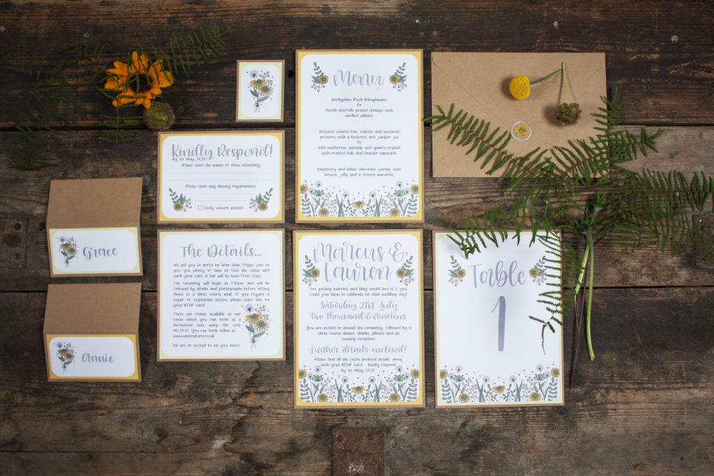 Not Just a White Wedding; Eco-Friendly Wedding With Bright Wild Florals