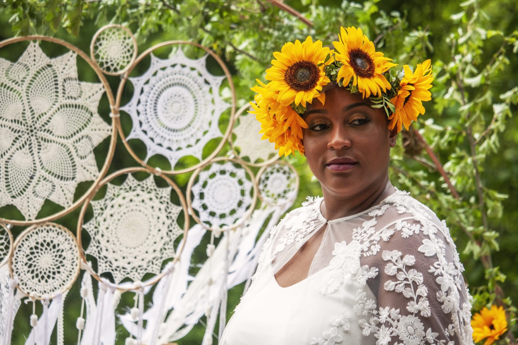 Not Just a White Wedding; Eco-Friendly Wedding With Bright Wild Florals
