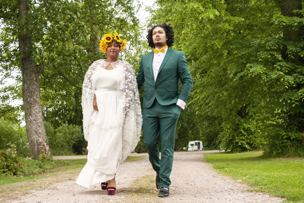 Not Just a White Wedding; Eco-Friendly Wedding With Bright Wild Florals