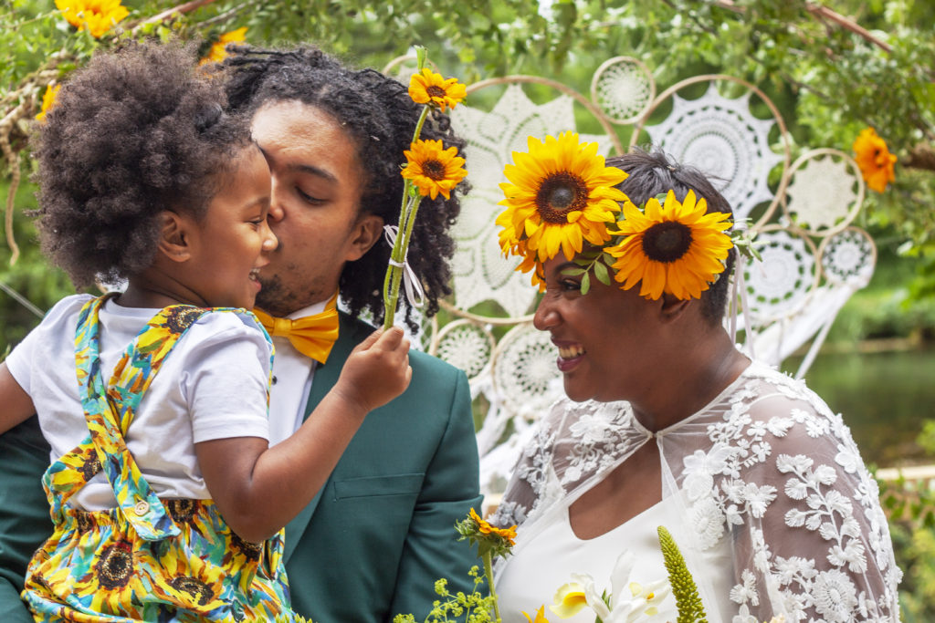 Not Just a White Wedding; Eco-Friendly Wedding With Bright Wild Florals