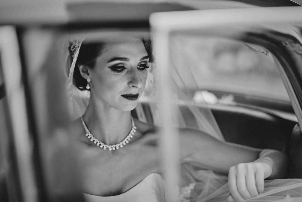 Traditional Irish Wedding with Black Tie Suits and A Navy and Gold Cake