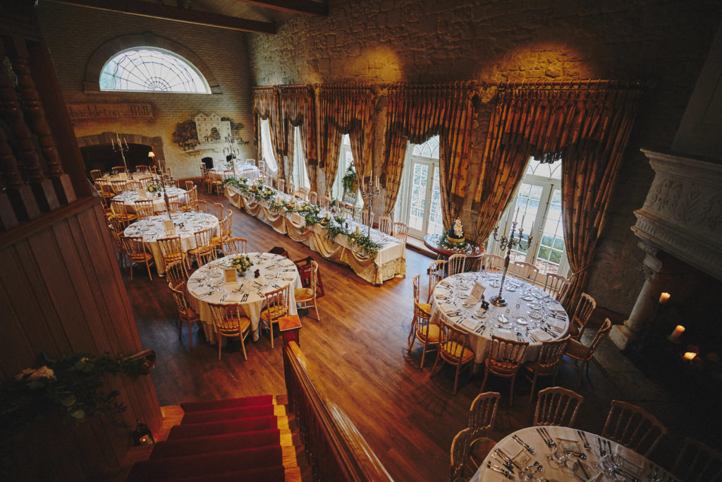 Traditional Interfaith Church Wedding at The Cliff at Lyons, Kildare, Ireland