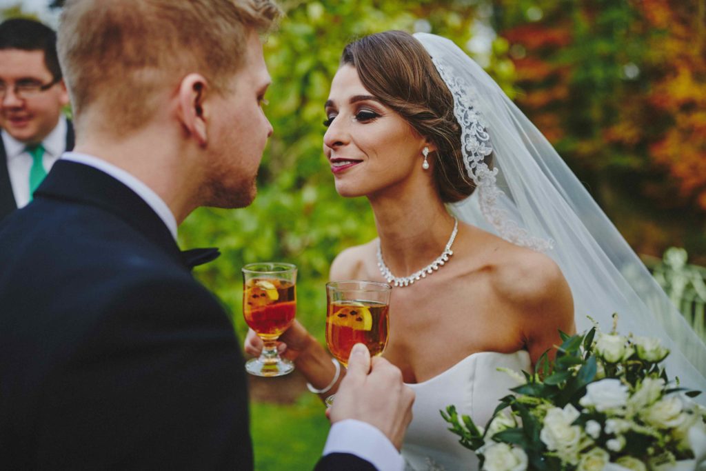 Traditional Interfaith Church Wedding at The Cliff at Lyons, Kildare, Ireland