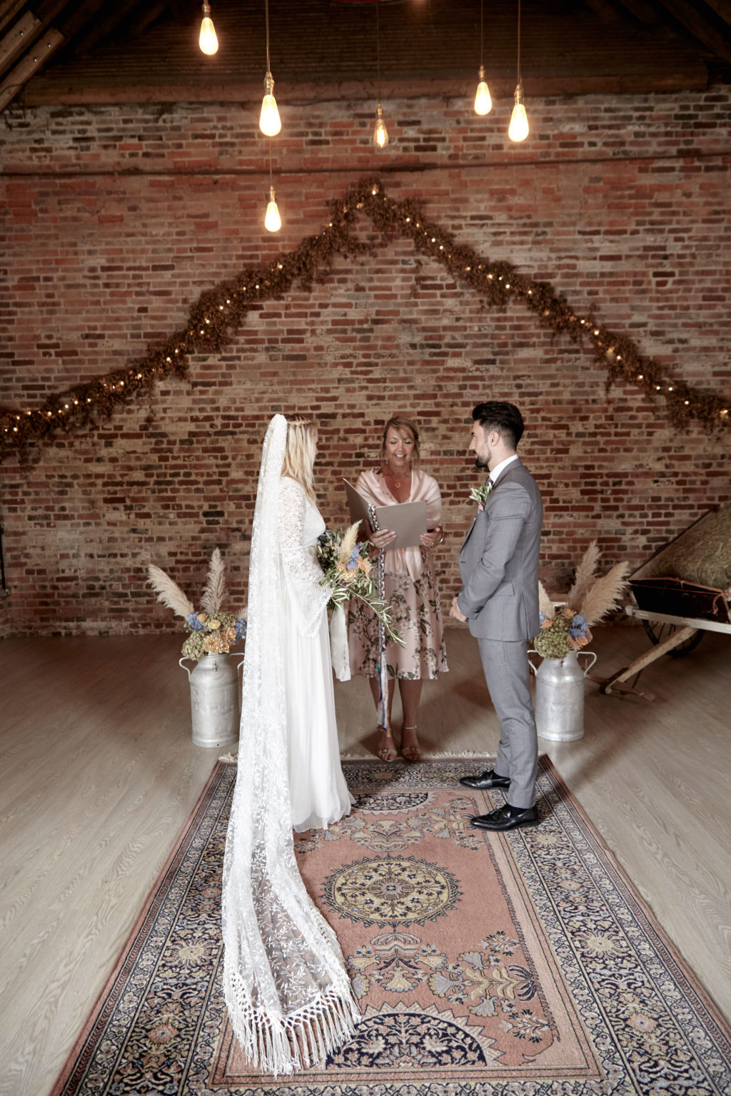 Luxe 1970's Inspired Wedding at Bysshe Court Barn Surrey