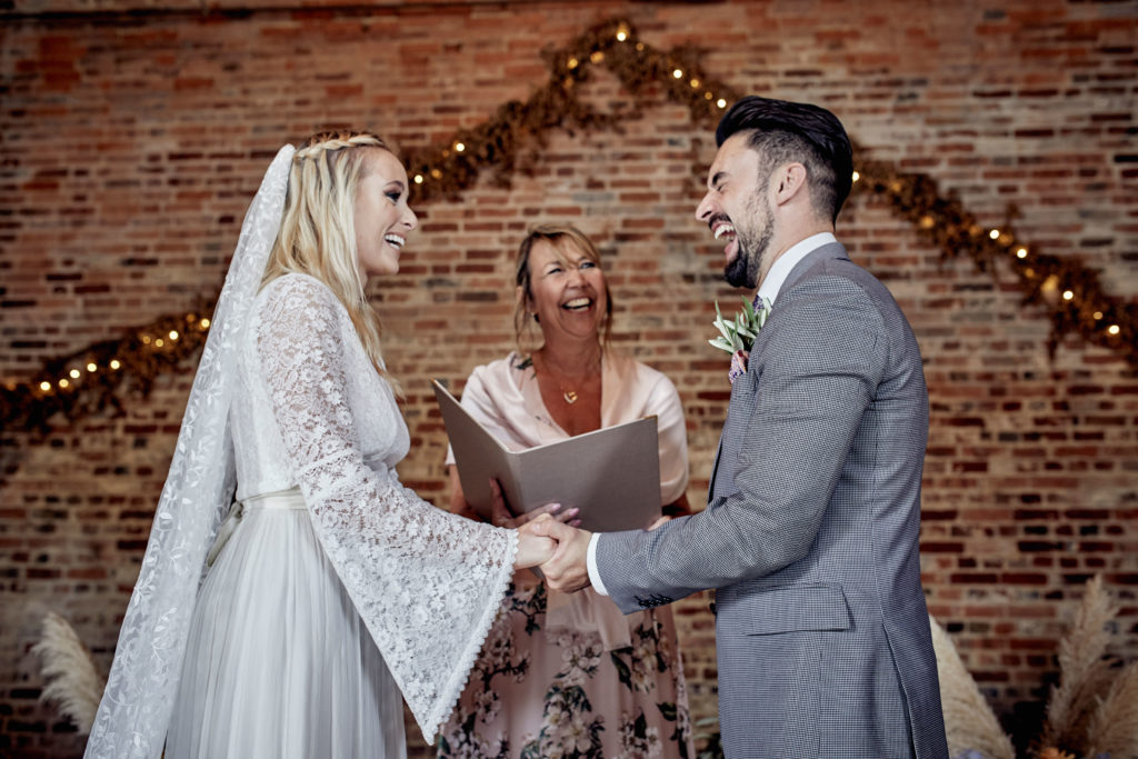 Luxe 1970's Inspired Wedding at Bysshe Court Barn Surrey