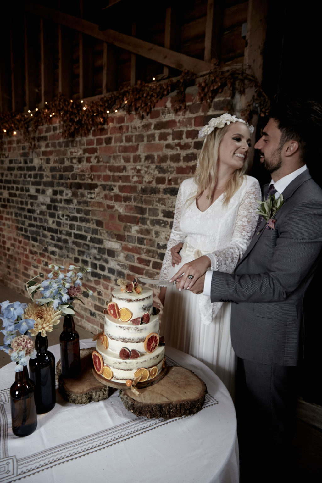 Luxe 1970's Inspired Wedding at Bysshe Court Barn Surrey