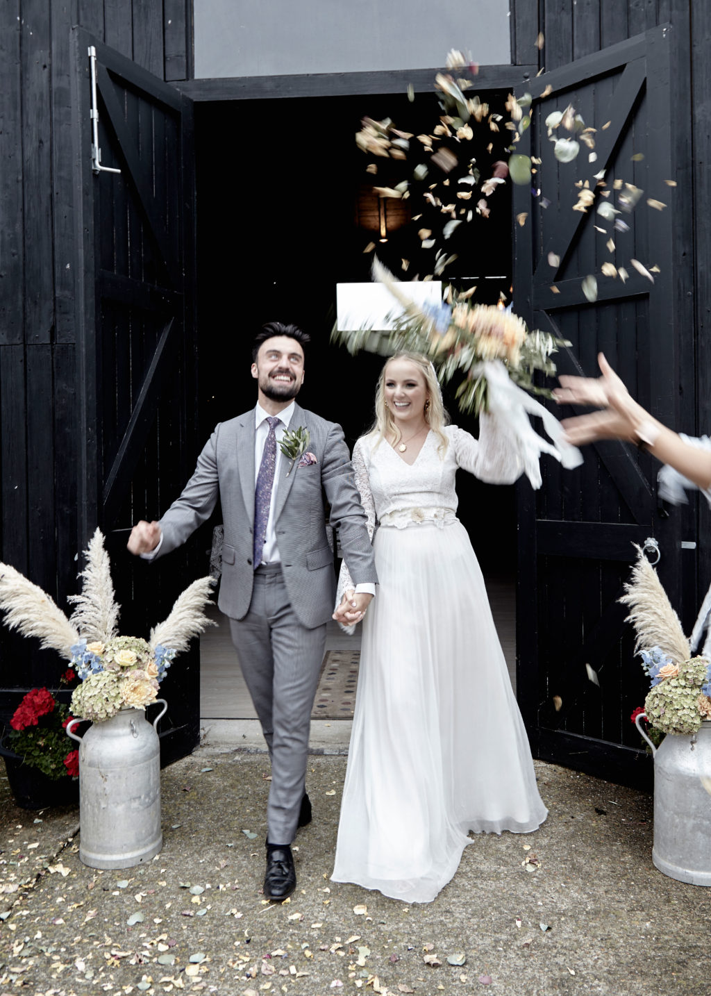 Luxe 1970's Inspired Wedding at Bysshe Court Barn Surrey