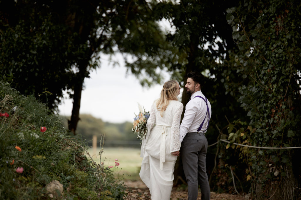 Luxe 1970's Inspired Wedding at Bysshe Court Barn Surrey