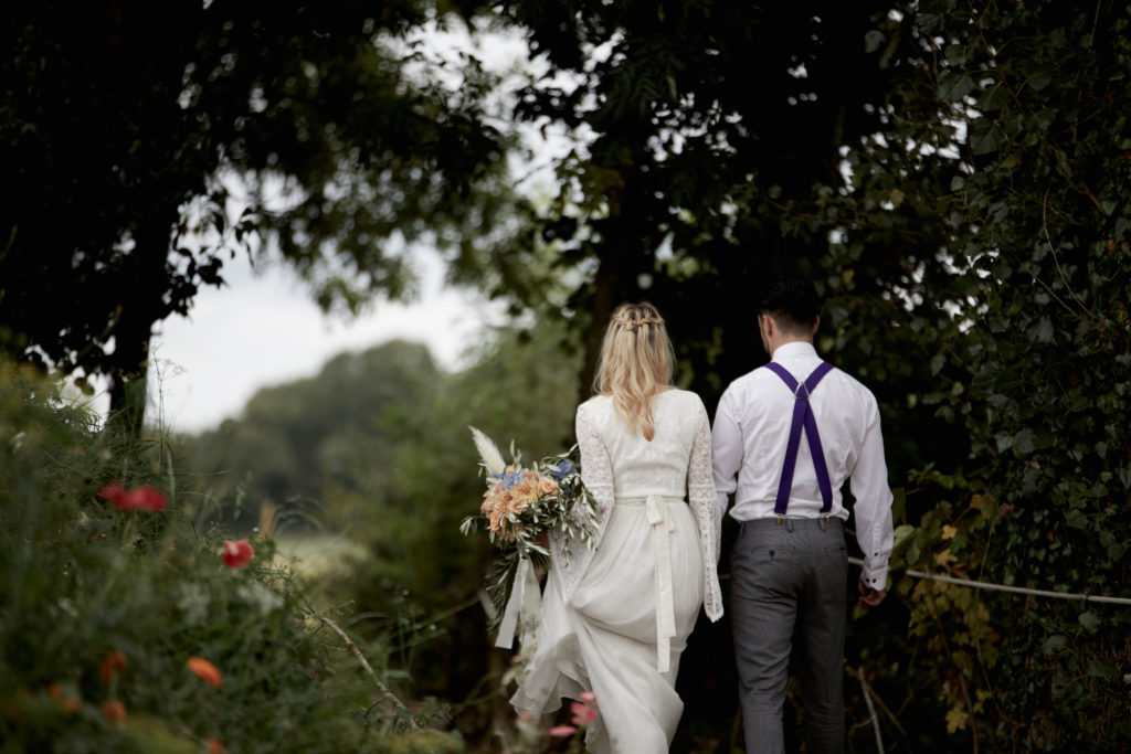 Luxe 1970's Inspired Wedding at Bysshe Court Barn Surrey