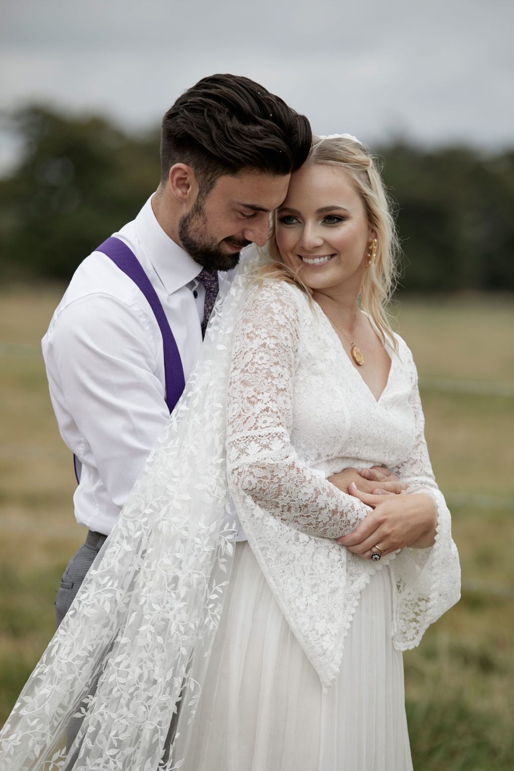 Luxe 1970's Inspired Wedding at Bysshe Court Barn Surrey