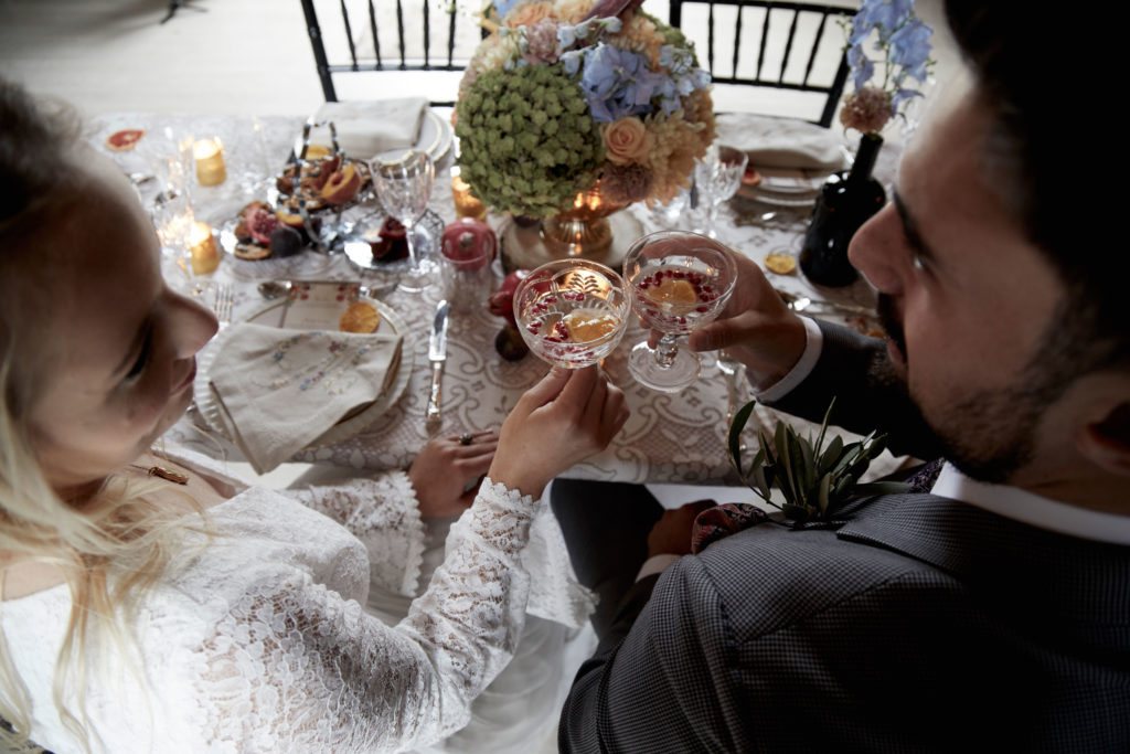 Luxe 1970's Inspired Wedding at Bysshe Court Barn Surrey