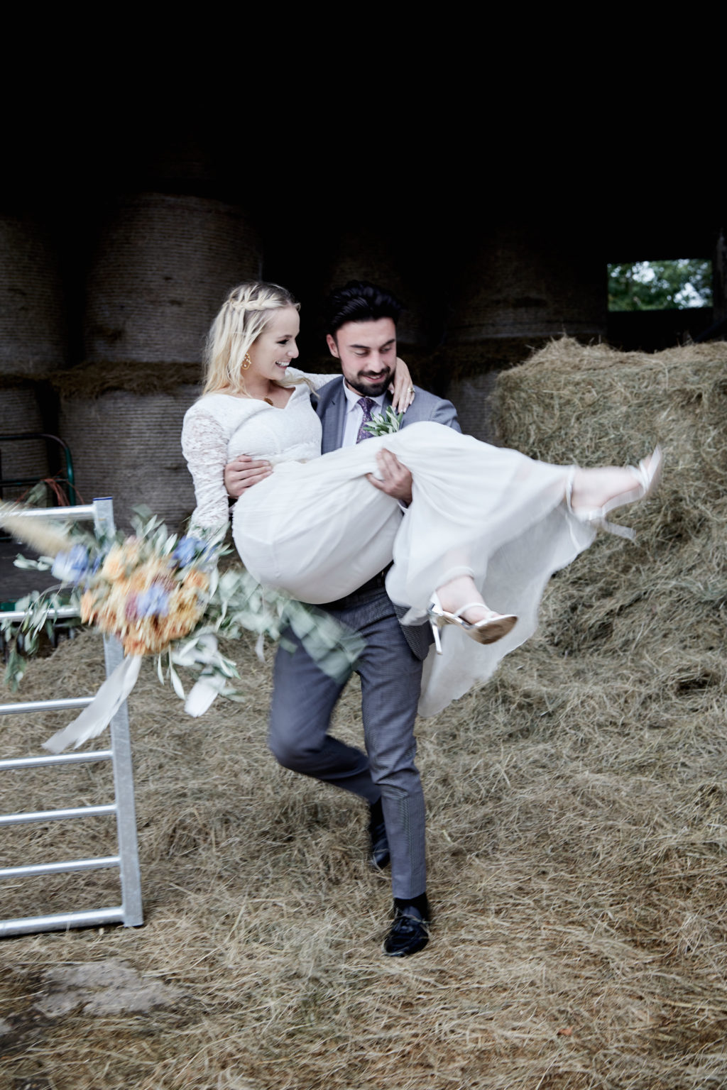 Luxe 1970's Inspired Wedding at Bysshe Court Barn Surrey