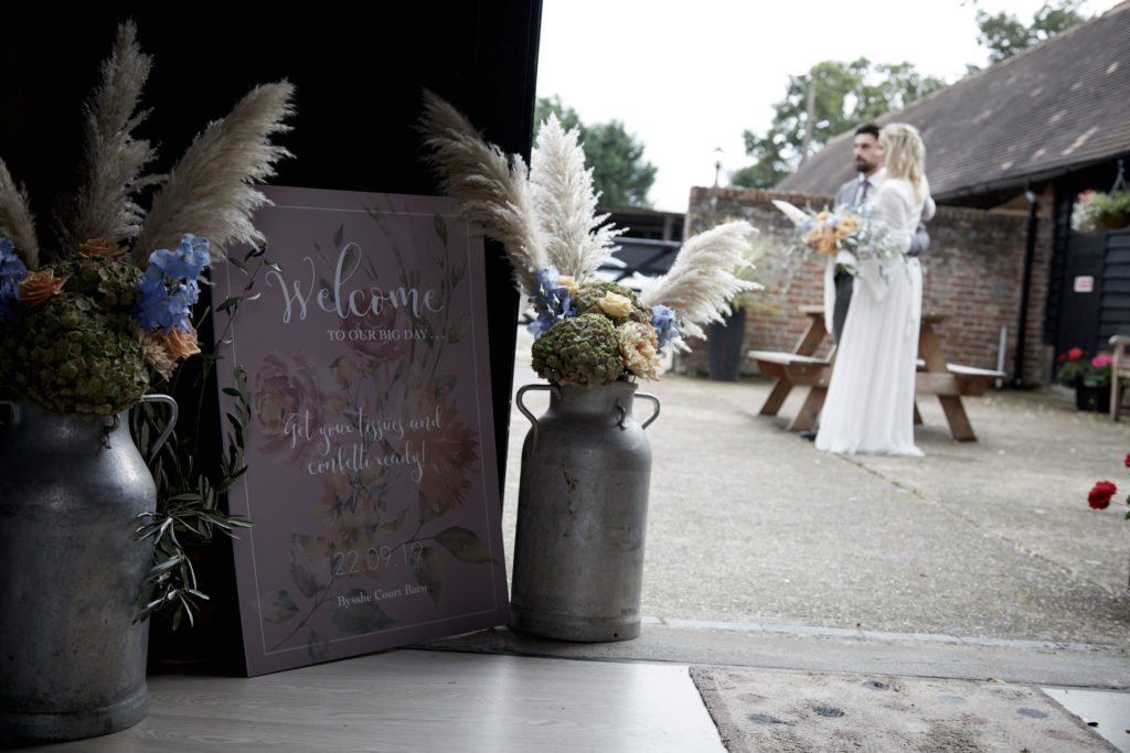 Luxe 1970's Inspired Wedding at Bysshe Court Barn Surrey