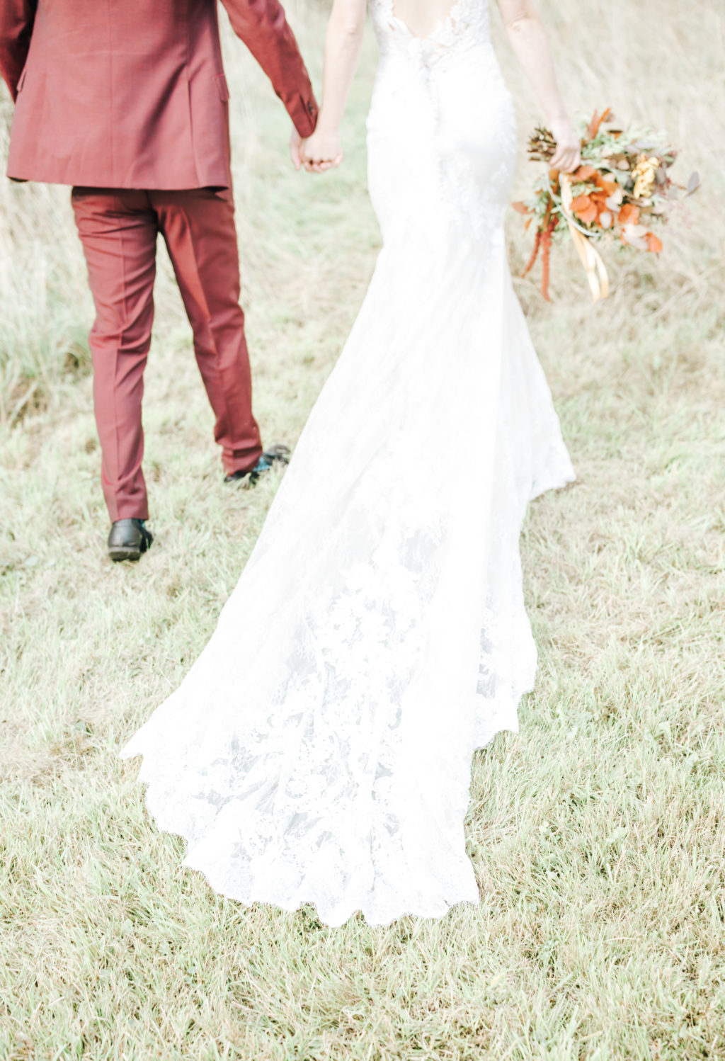 Outdoor Autumn Wedding with Luxe Styling at The Orchards at Chesfield