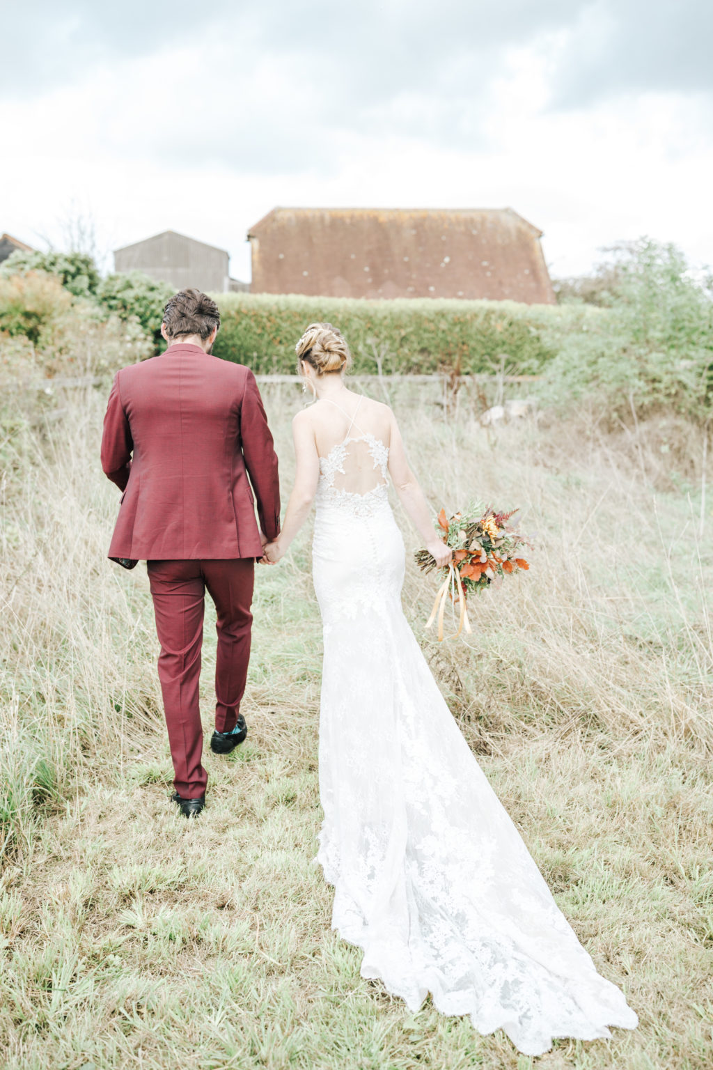 Outdoor Autumn Wedding with Luxe Styling at The Orchards at Chesfield