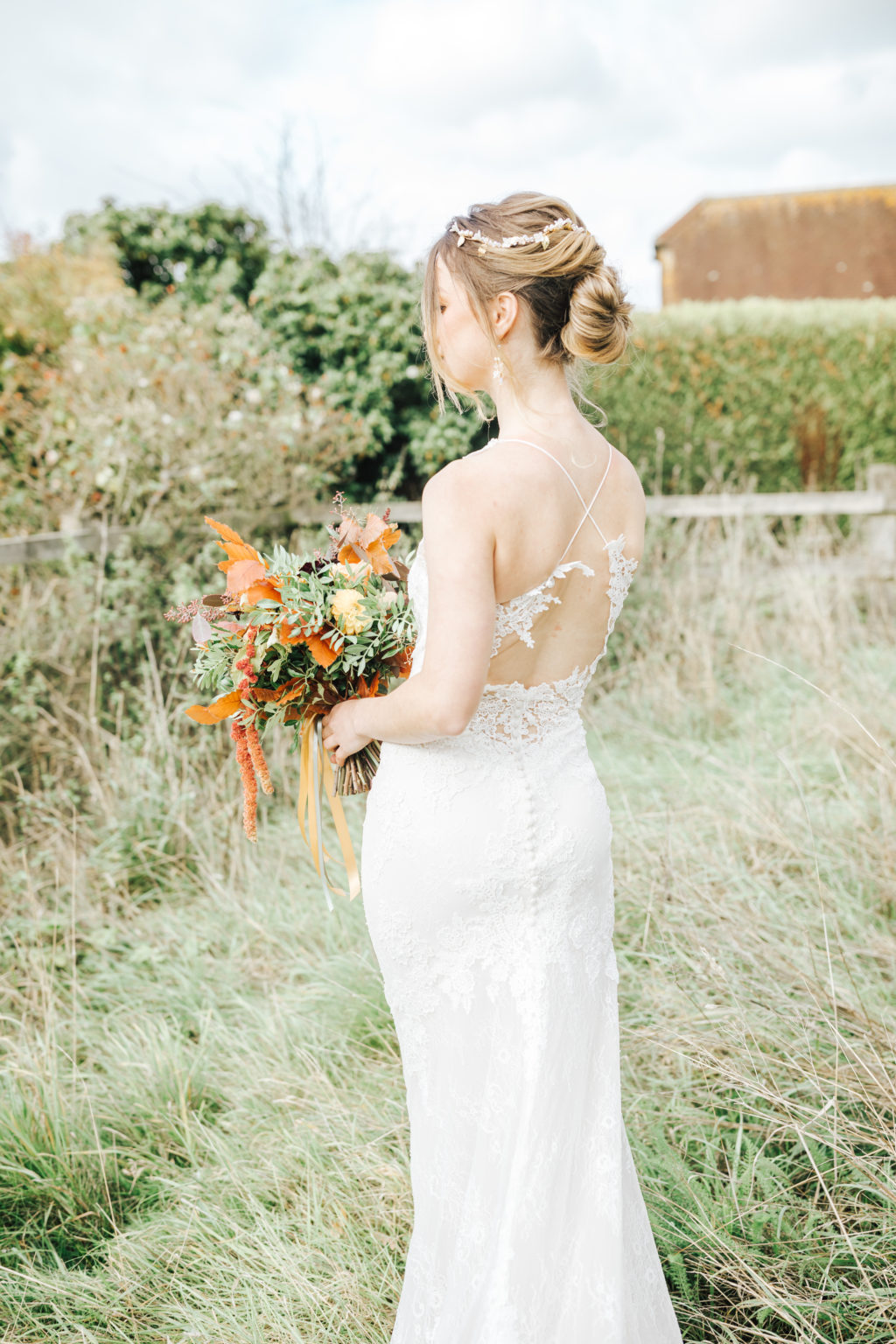 Outdoor Autumn Wedding with Luxe Styling at The Orchards at Chesfield