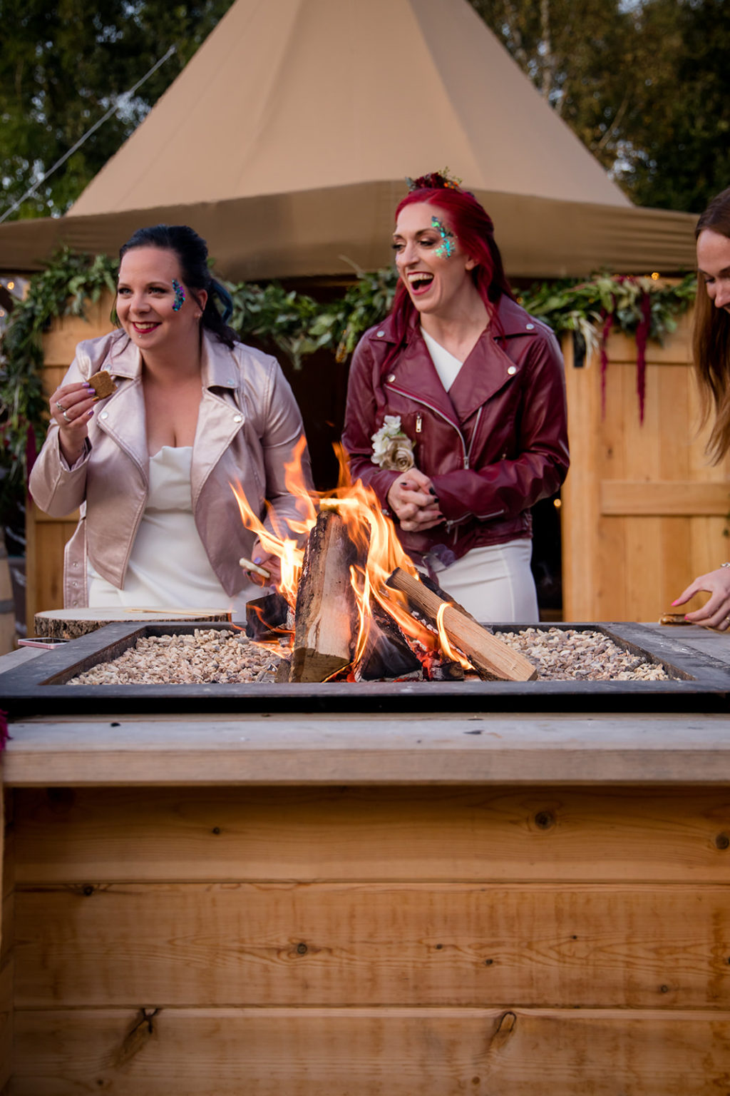 Autumnal Bonfire Wedding at Blacknest Country Club, Essex