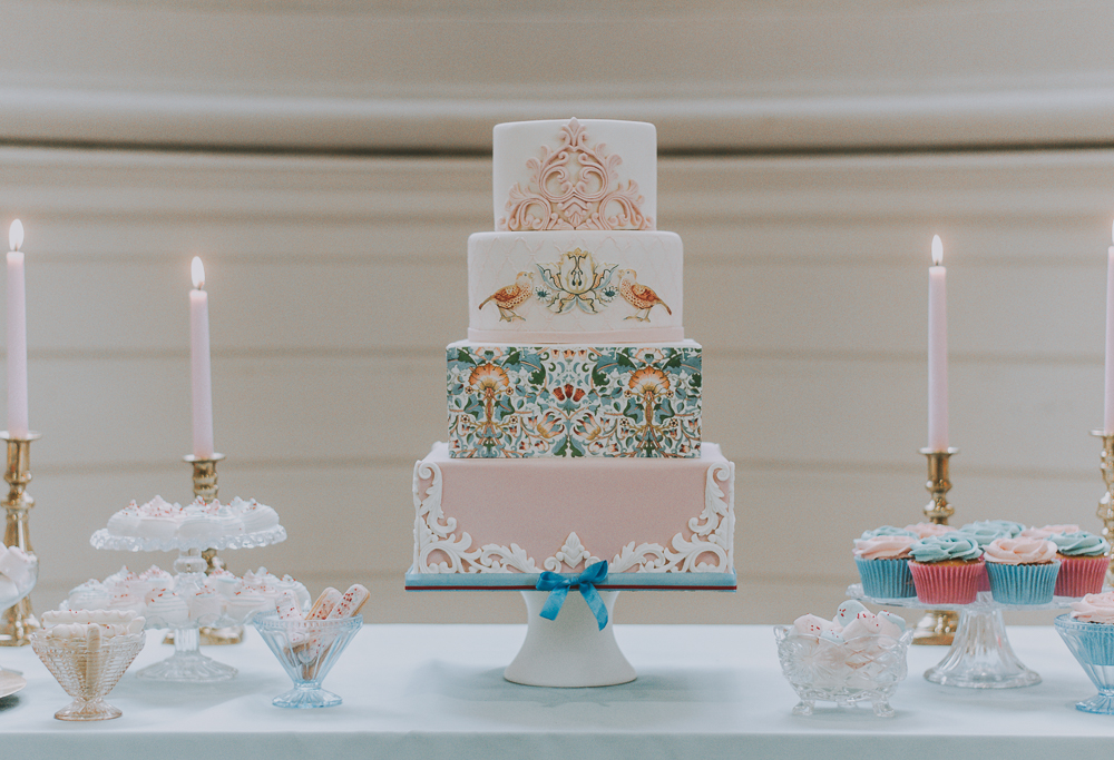 Chintzy Vintage Wedding Inspiration with William Morris Alternative Style 