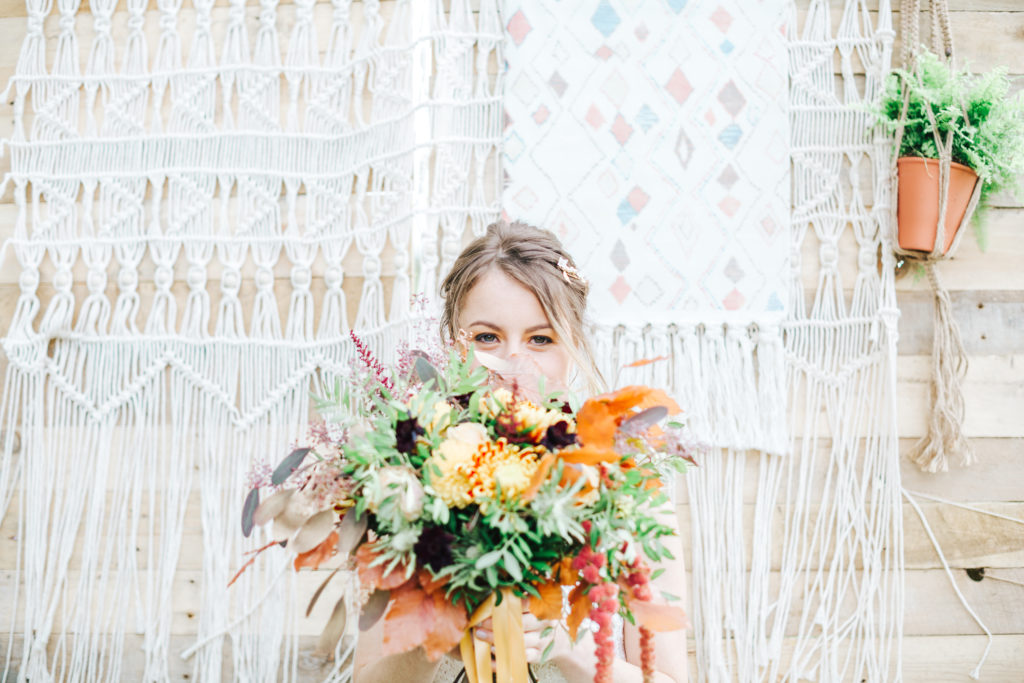 Outdoor Autumn Wedding with Luxe Styling at The Orchards at Chesfield