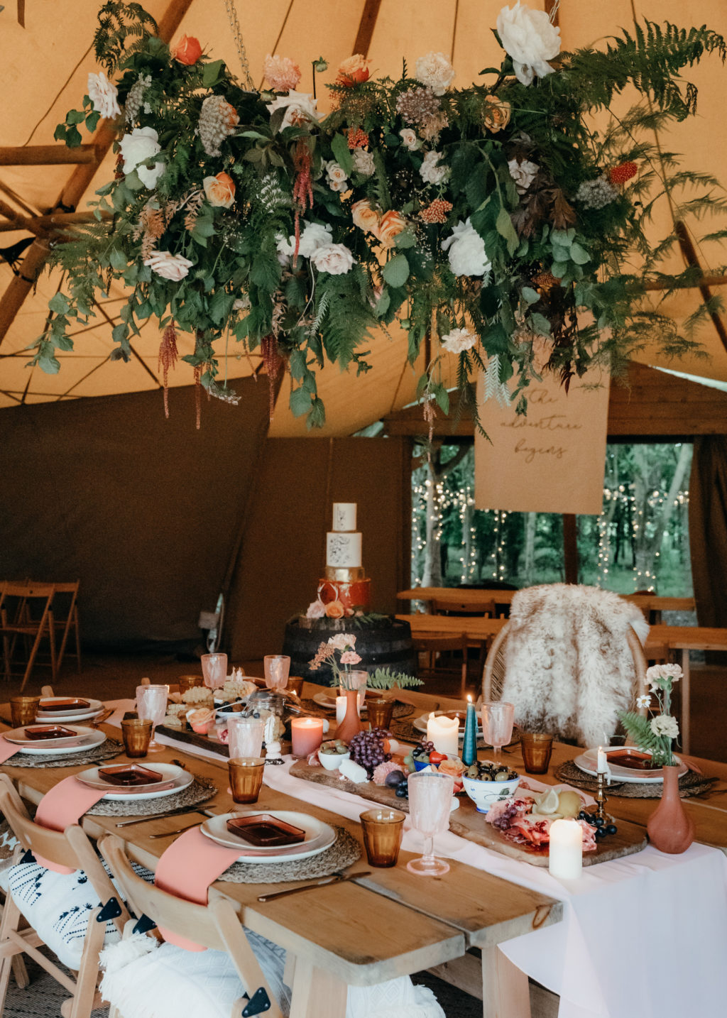 Wild Romantic Wedding Inspiration at The Oaklands, Yorkshire