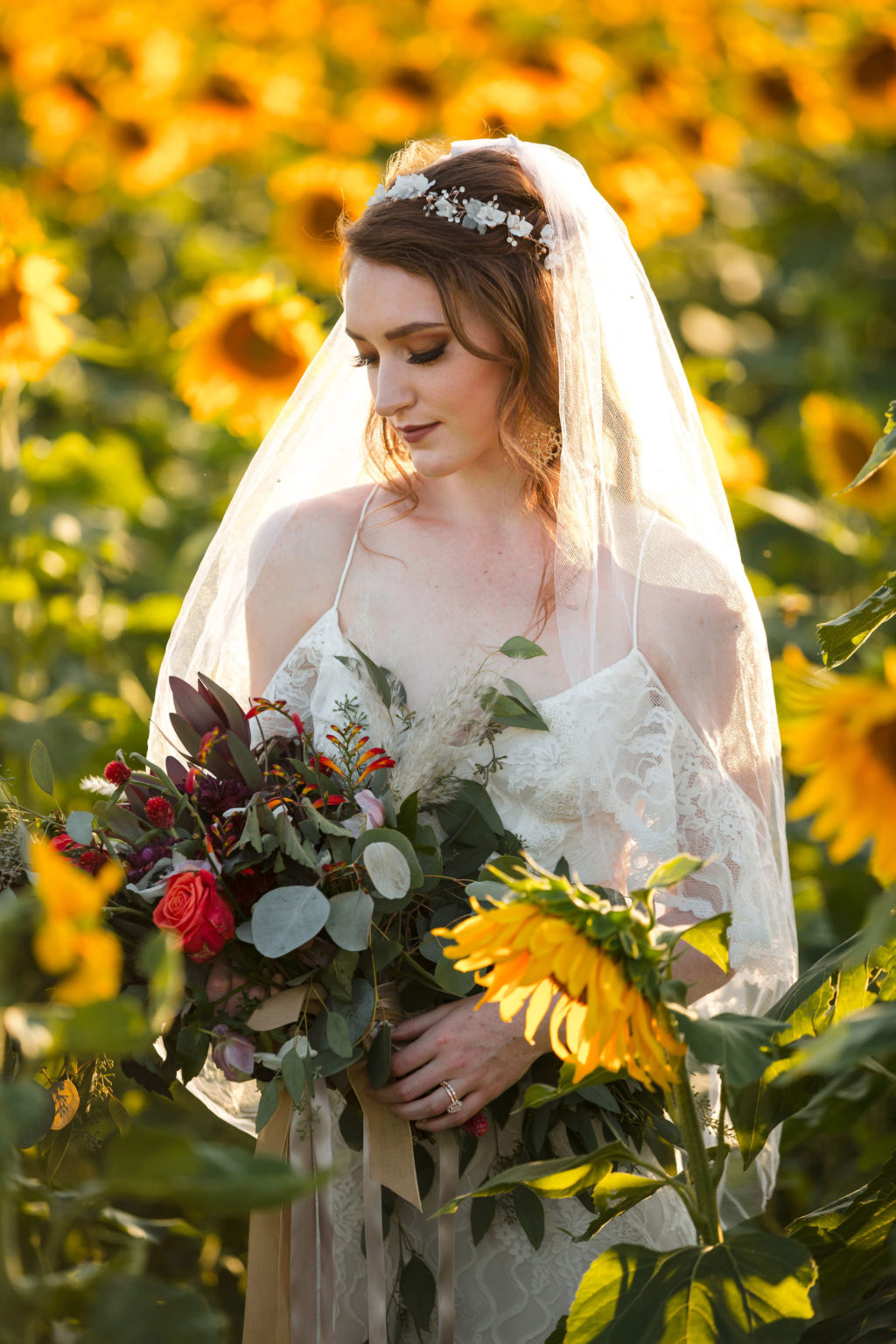 Sunflower Wedding Inspiration at Black Hills South Dakota