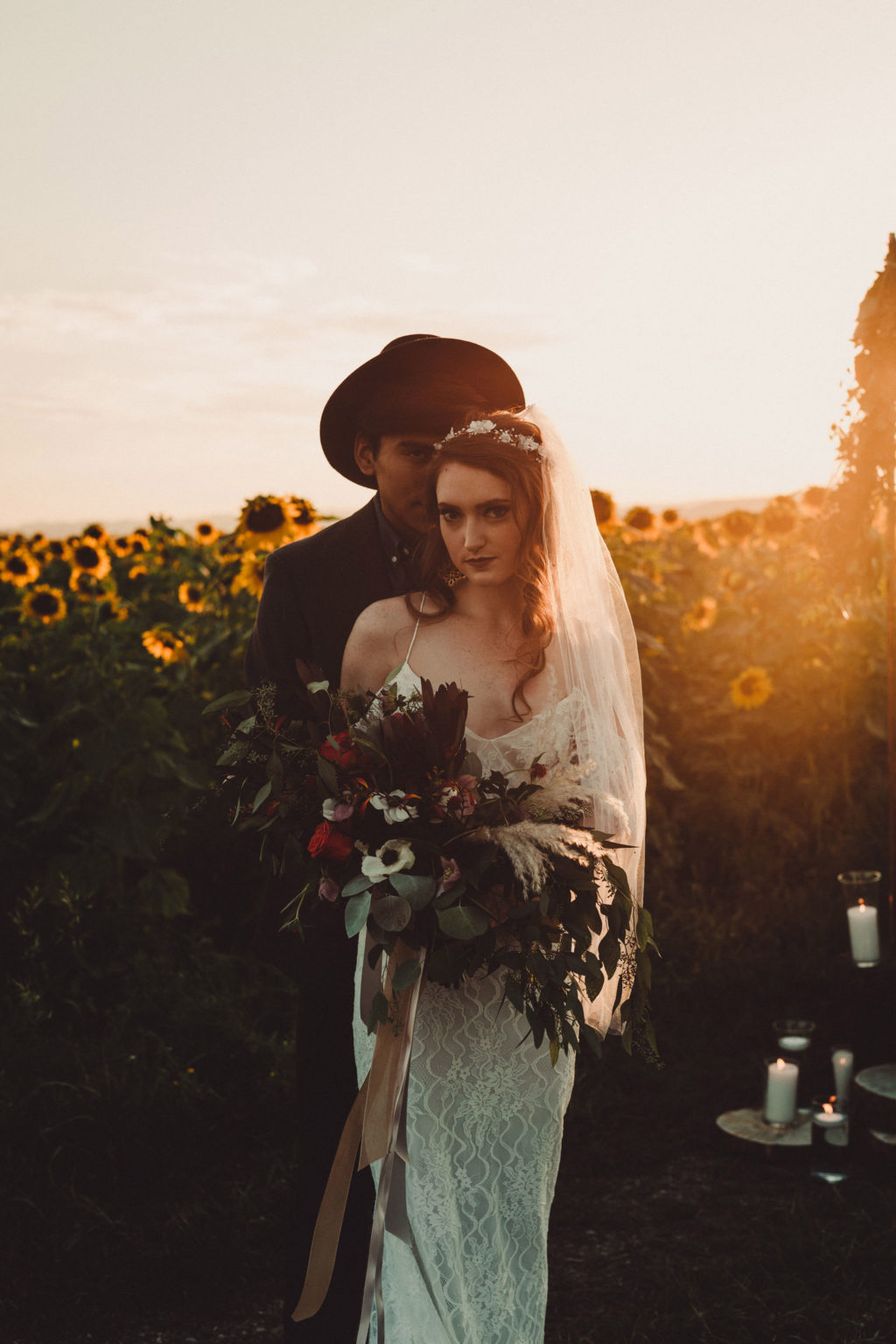 Sunflower Wedding Inspiration at Black Hills South Dakota