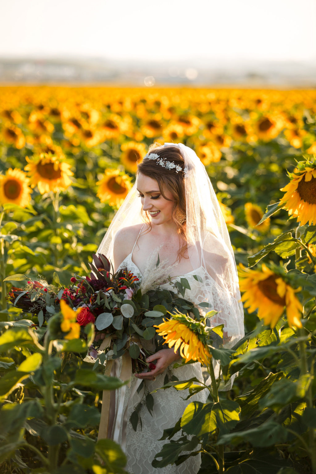 Sunflower Wedding Inspiration at Black Hills South Dakota