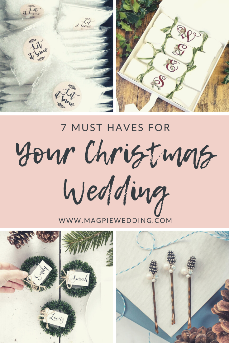 7 Must Haves For Your Christmas Wedding