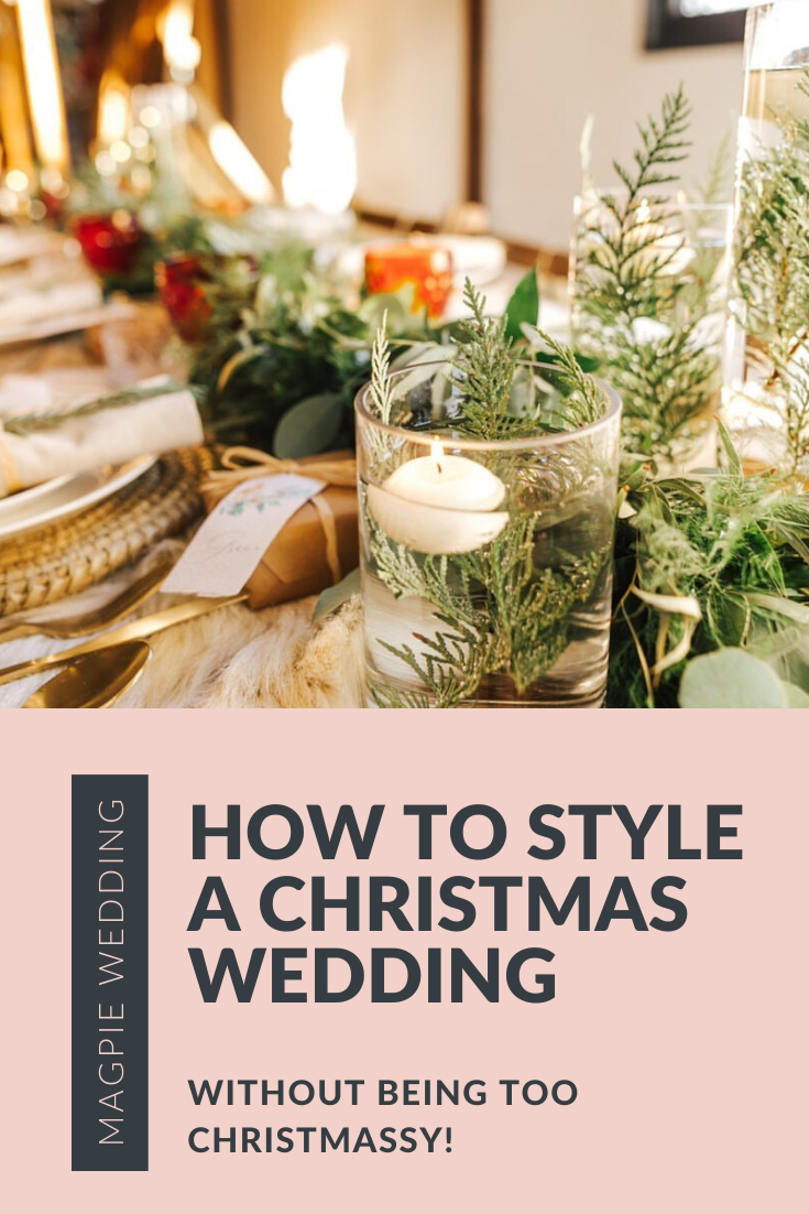 Ideas for styling your winter Christmas wedding