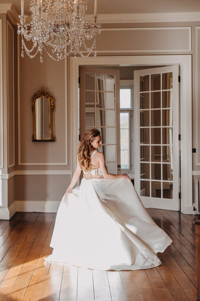 Luxurious Romantic Wedding At Hale Park With Simple Chic Dresses