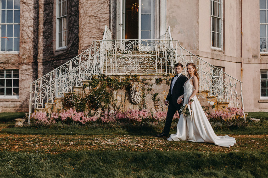 Luxurious Romantic Wedding At Hale Park With Simple Chic Dresses