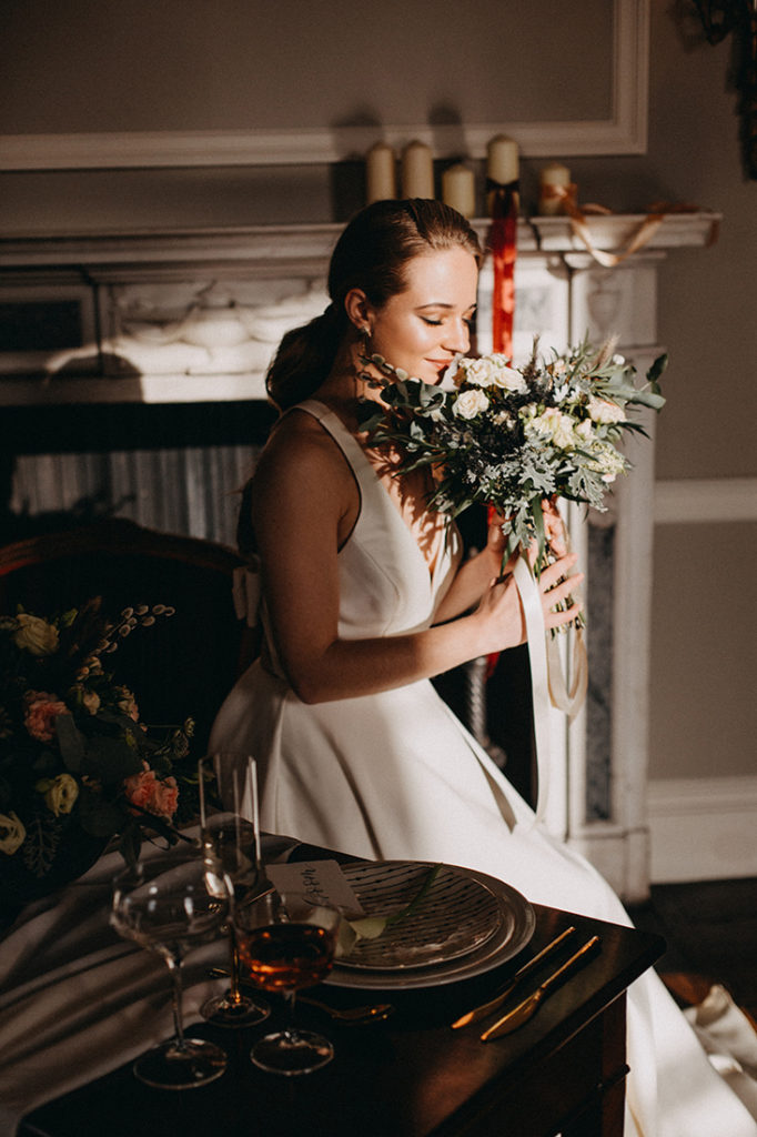 Luxurious Romantic Wedding At Hale Park With Simple Chic Dresses