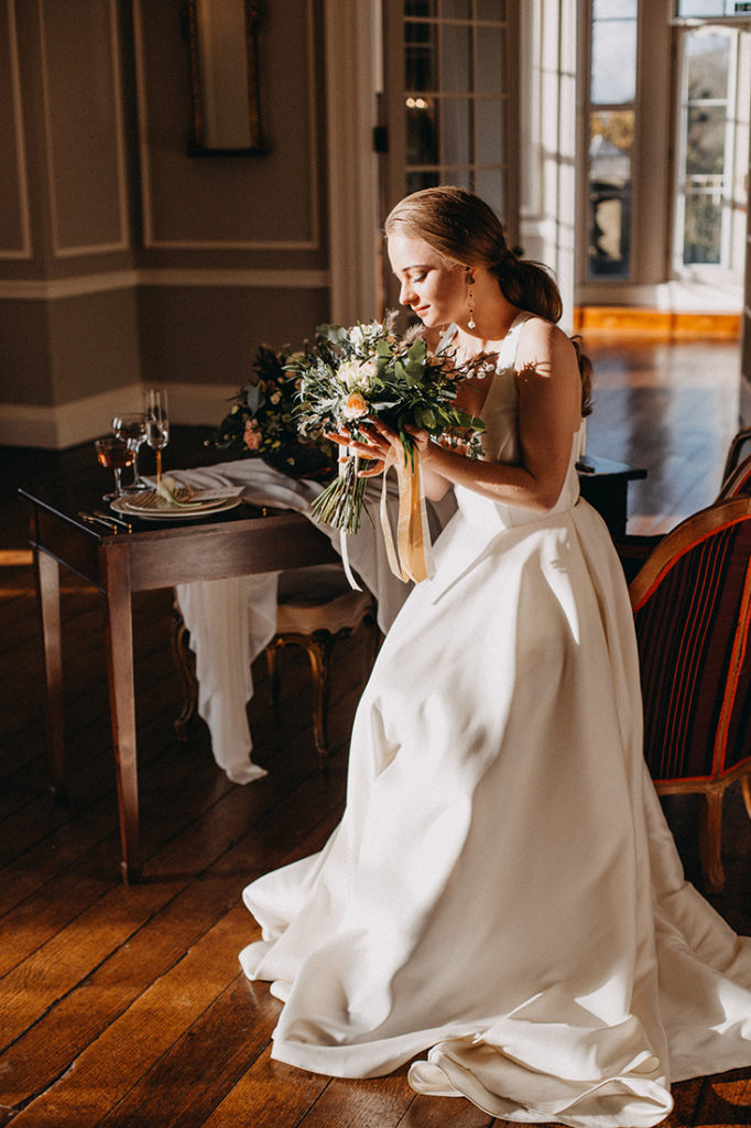 Luxurious Romantic Wedding At Hale Park With Simple Chic Dresses