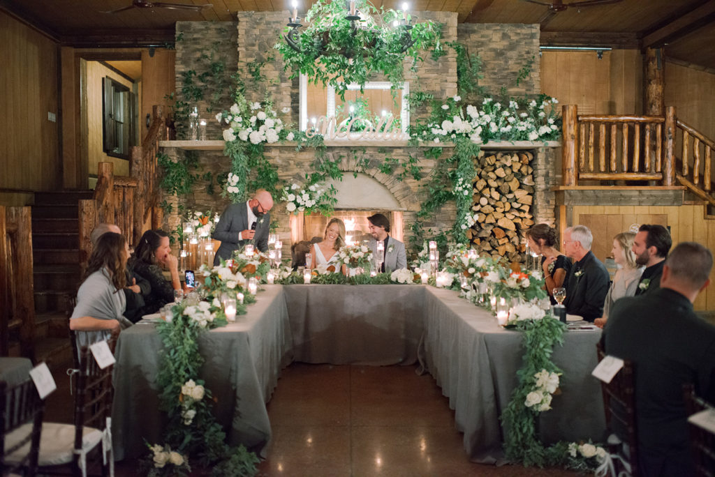 Chic Mountain Ranch Winter Wedding at Albert’s Lodge, Colorado, USA