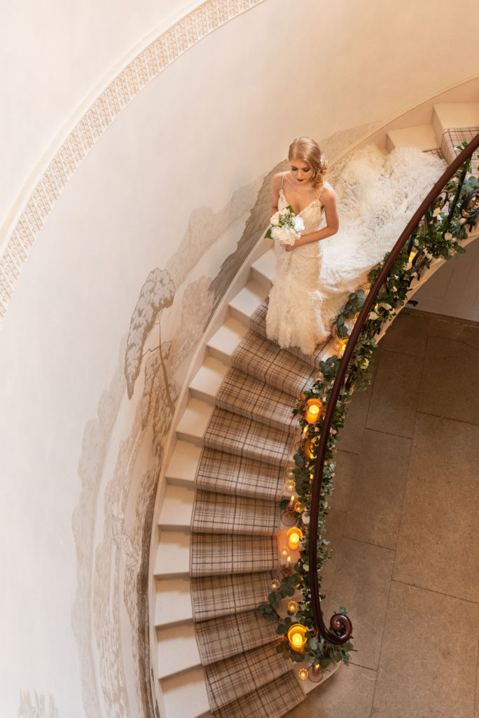 Vintage Glam Wedding Dress Inspiration at Hatfield Place, Essex