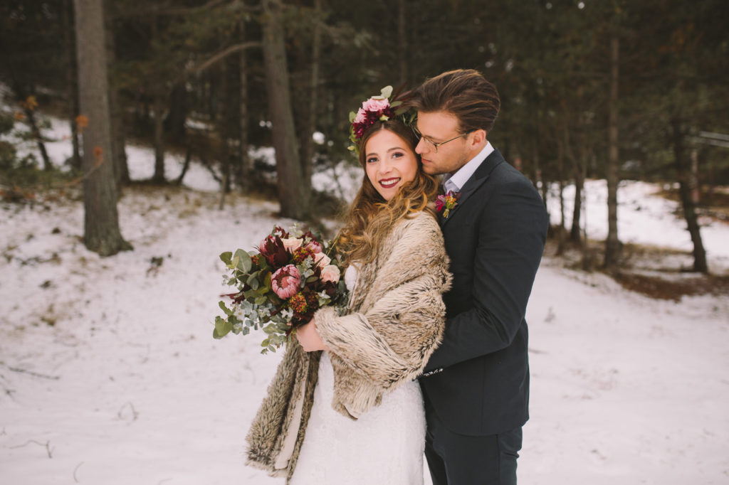 Romantic Winter Wedding Inspiration In The Catalonian Mountains