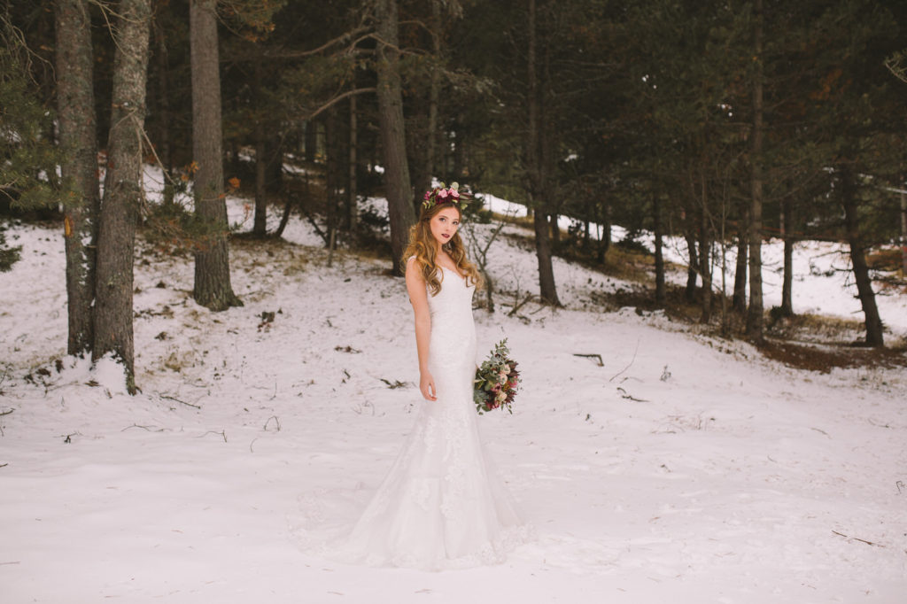 Romantic Winter Wedding Inspiration In The Catalonian Mountains